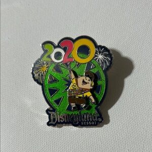 Disney 2020 Pin with Green and Yellow Accents